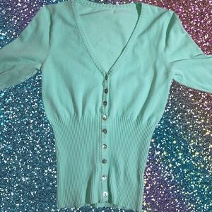 👗Bebe Mint Cardigan 👗